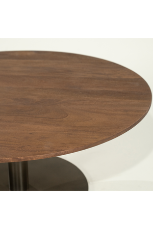 Pedestal Mango Wood Coffee Table | Eleonora Esila | Oroatrade.com