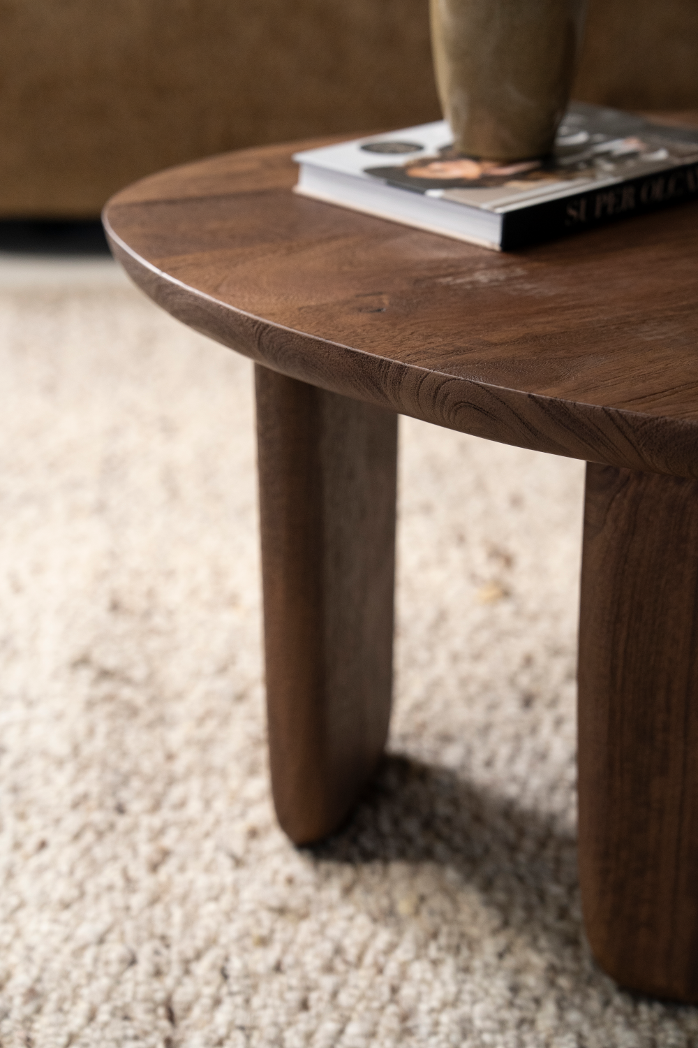   Brushed Mango Wood Coffee Table S | Oroa.com