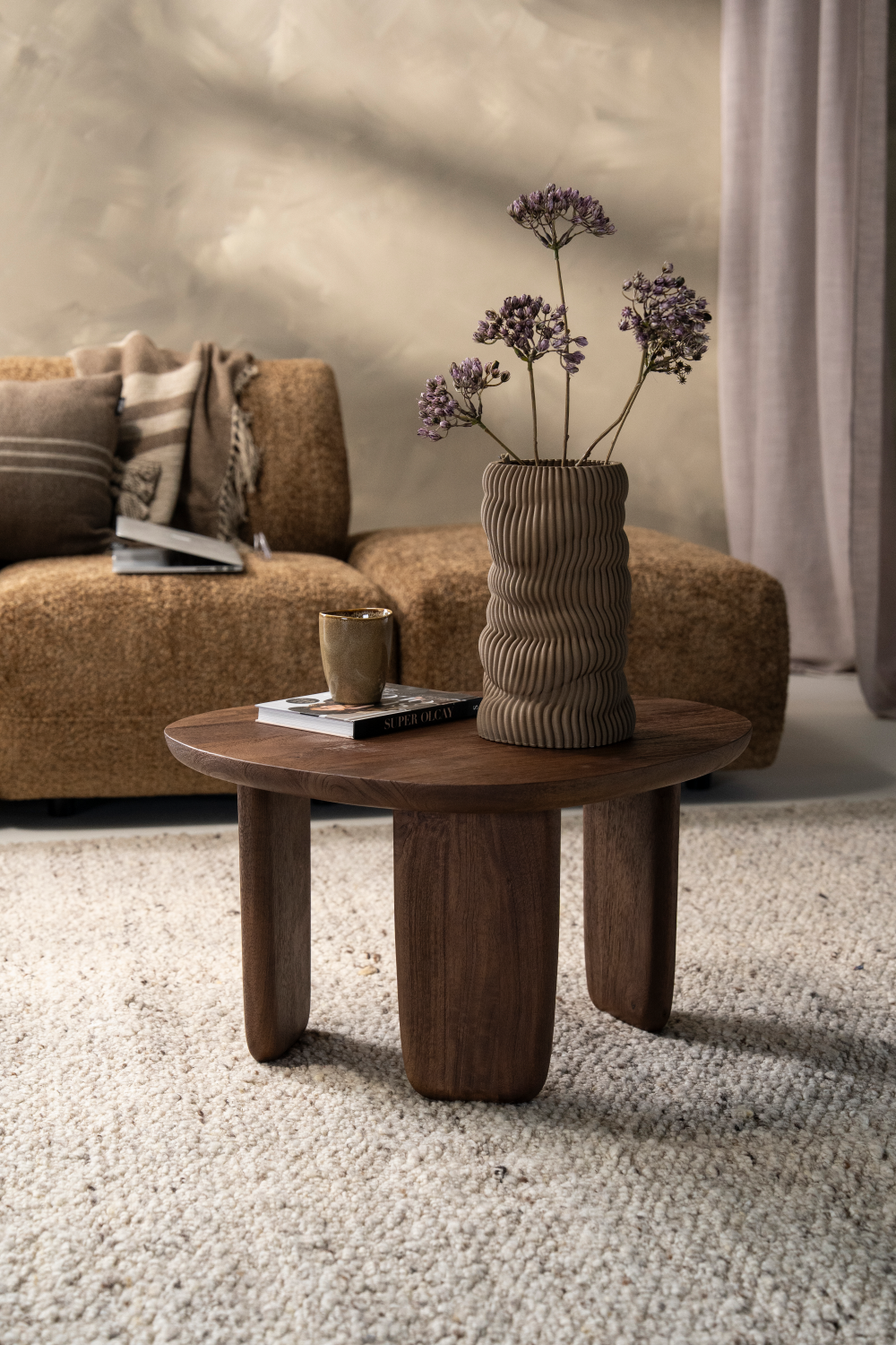   Brushed Mango Wood Coffee Table S | Oroa.com