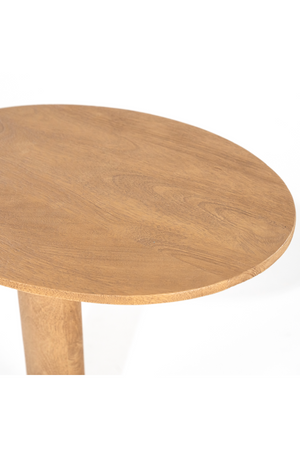 Mango Wood Oval Side Table | Eleonora Novia | Oroa.com