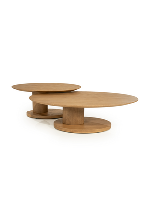 Mango Wood Oval Coffee Table S | Eleonora Novia | Oroaa.com