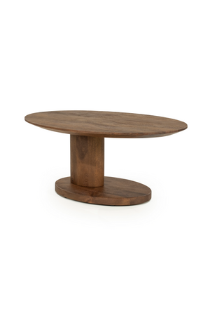 Mango Wood Oval Coffee Table S | Eleonora Novia | Oroaa.com