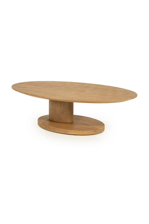 Mango Wood Oval Coffee Table L | Eleonora Novia | Oroa.com