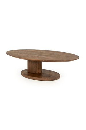 Mango Wood Oval Coffee Table L | Eleonora Novia | Oroa.com