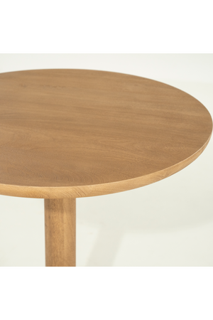   Round Mango Wood Bistro Table | Oroa.com