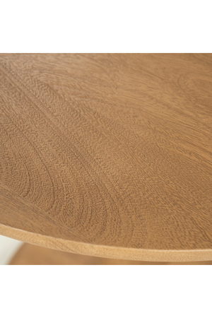   Round Mango Wood Bistro Table | Oroa.com