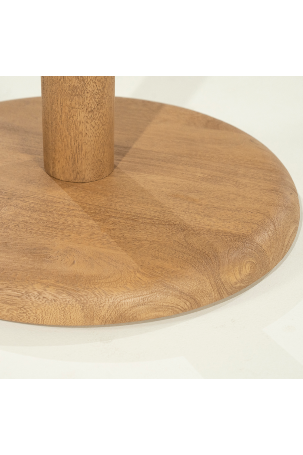   Round Mango Wood Bistro Table | Oroa.com