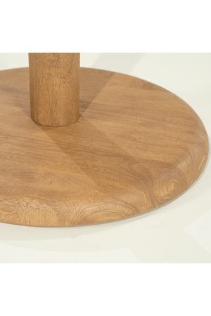   Round Mango Wood Bistro Table | Oroa.com