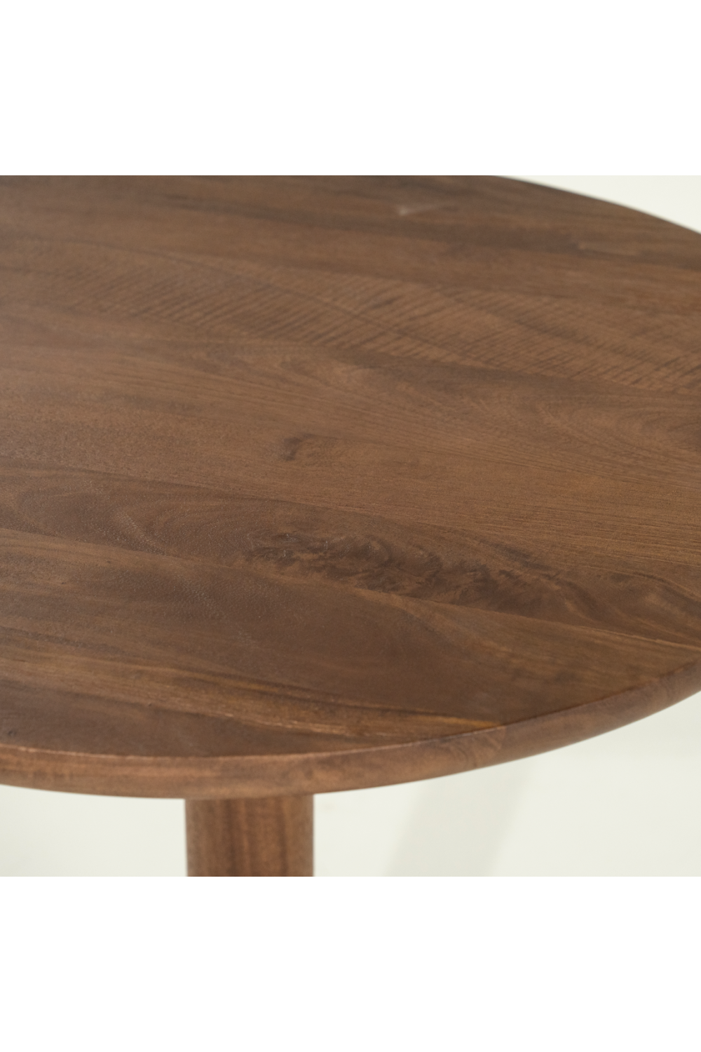   Round Mango Wood Bistro Table | Oroa.com