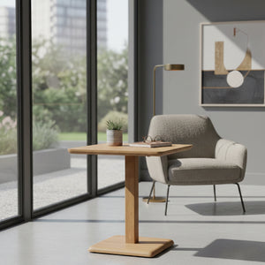   Square Mango Wood Bistro Table | Oroa.com