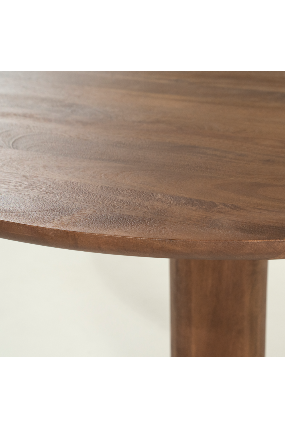 Brushed Wood Round Dining Table | Eleonora Coco | Oroa.com