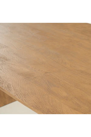 Brushed Mango Wood Dining Table S | Eleonora Lune | Oroa.com