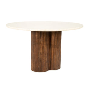   Modern European furniture - Mango Wood Round Coffee Table L - www.oroa.com | Oroa.com