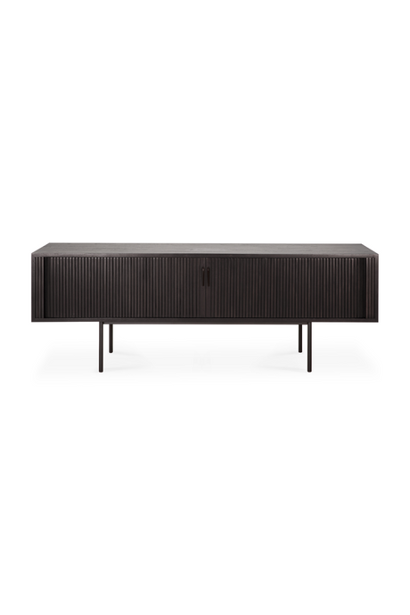 Black Teak TV Cupboard | Ethnicraft Roller Max | Oroa.com