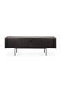 Black Teak TV Cupboard | Ethnicraft Roller Max | Oroa.com