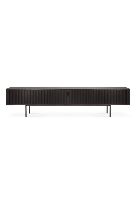 Black Teak TV Cupboard | Ethnicraft Roller Max | Oroa.com
