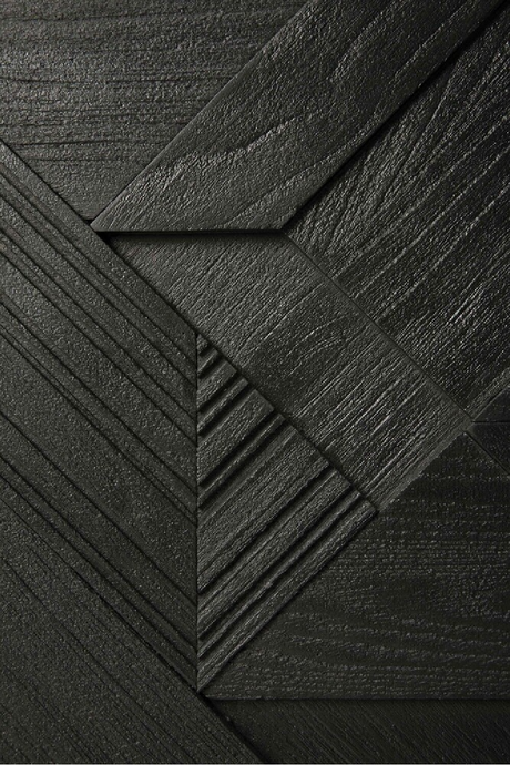 Black Teak Sideboard – Graphic – teak finish alternate view 14