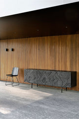 Black Teak Sideboard | Ethnicraft Graphic | OROA