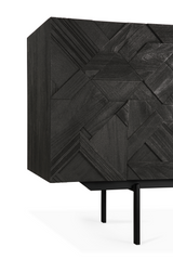 Black Teak Sideboard – Graphic – teak finish alternate view 20