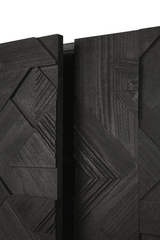 Black Teak Sideboard – Graphic – teak finish alternate view 5