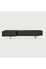 Black Teak Media Unit | Ethnicraft Graphic | OROA.COM