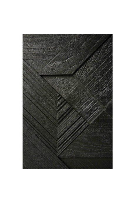 Black Teak Media Unit | Ethnicraft Graphic | OROA.COM