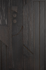 Black Teak Industrial Sideboard | Ethnicraft Mosaic | Oroa.com