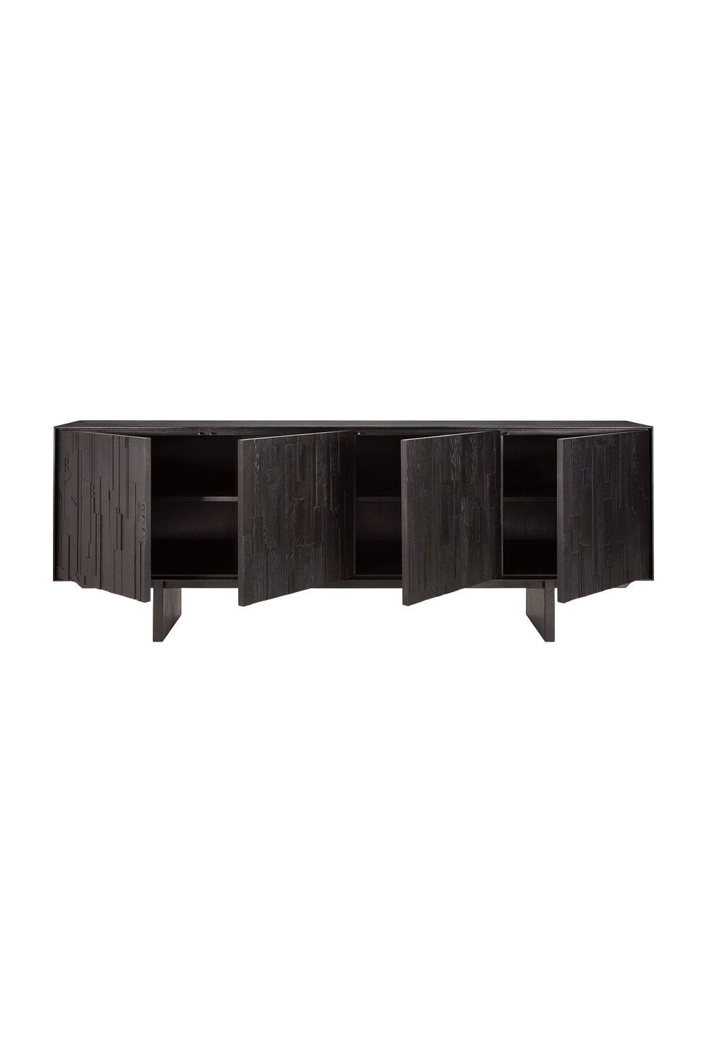 Black Teak Industrial Sideboard – Mosaic – teak finish alternate view 15