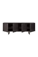Black Teak Industrial Sideboard – Mosaic – teak finish alternate view 15