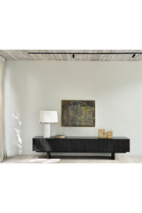 Black Mahogany TV Cabinet | Ethnicraft Mosaic | Oroa.com
