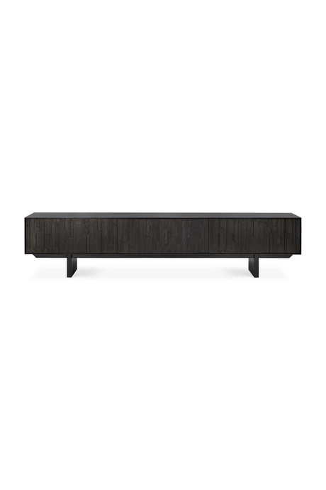 Black Mahogany TV Cabinet | Ethnicraft Mosaic | Oroa.com