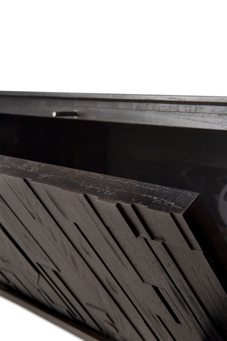 Black Mahogany TV Cabinet | Ethnicraft Mosaic | Oroa.com