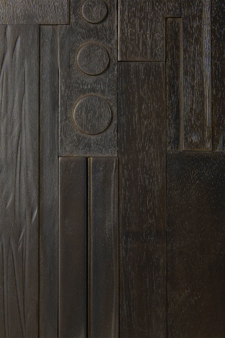 Black Mahogany TV Cabinet | Ethnicraft Mosaic | Oroa.com