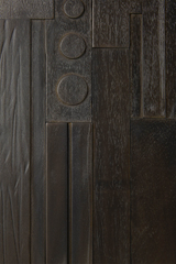 Black Mahogany TV Cabinet | Ethnicraft Mosaic | Oroa.com