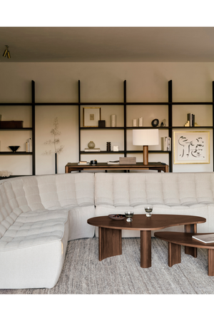 Teak Pebble-Shaped Coffee Table | Ethnicraft Boomerang | Oroa.com