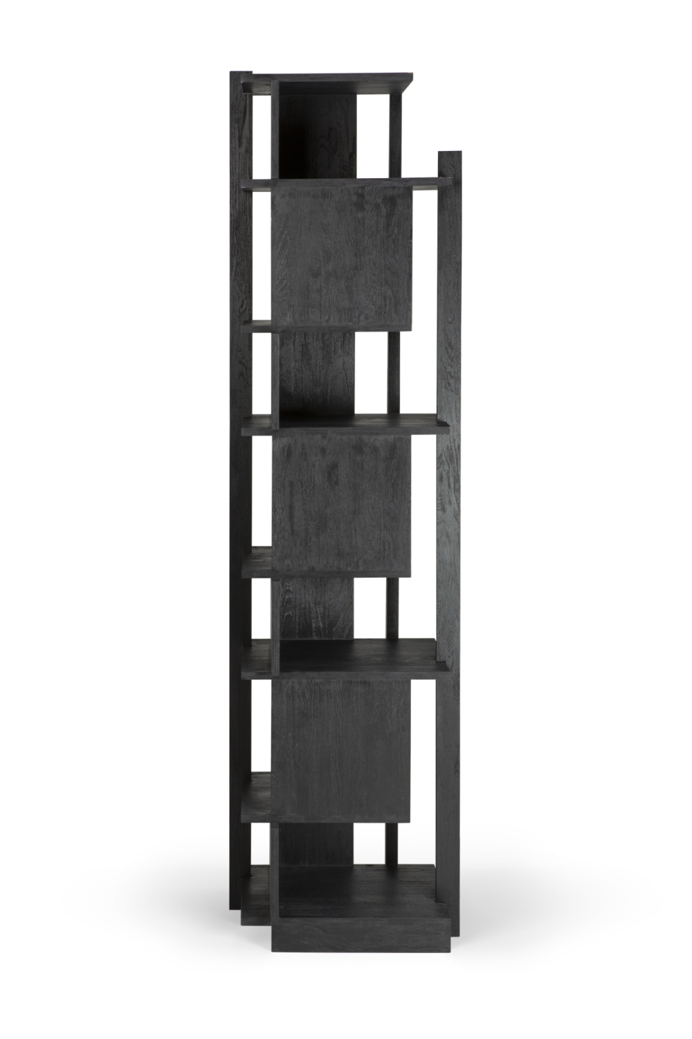 Black Teak Shelving Unit | Ethnicraft Abstract | OROA.COM