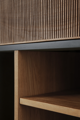 Black Teak Drawer Unit | Ethnicraft Oscar | Oroa.com