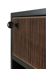 Black Teak Drawer Unit | Ethnicraft Oscar | Oroa.com