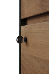 Black Teak Drawer Unit | Ethnicraft Oscar | Oroa.com