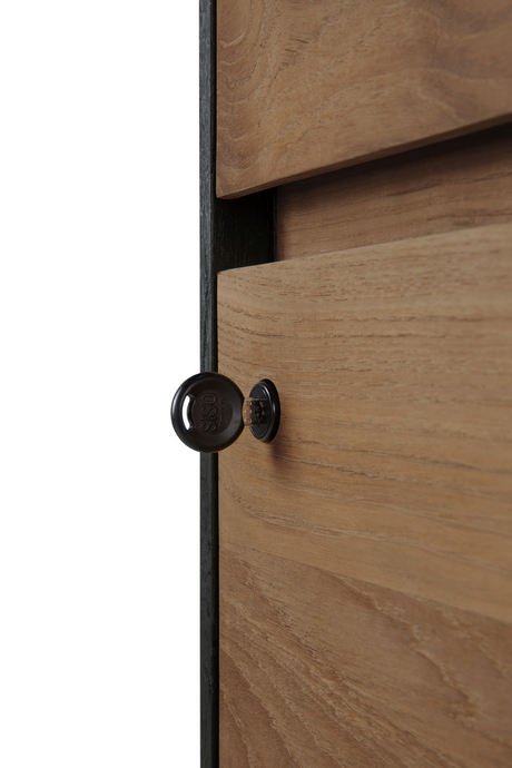 Black Teak Drawer Unit | Ethnicraft Oscar | Oroa.com