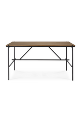 Solid Teak Desk | Ethnicraft Oscar | Oroa.com