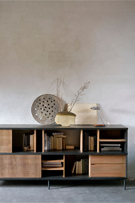 Natural Teak Sideboard | Ethnicraft Oscar | Oroa.com