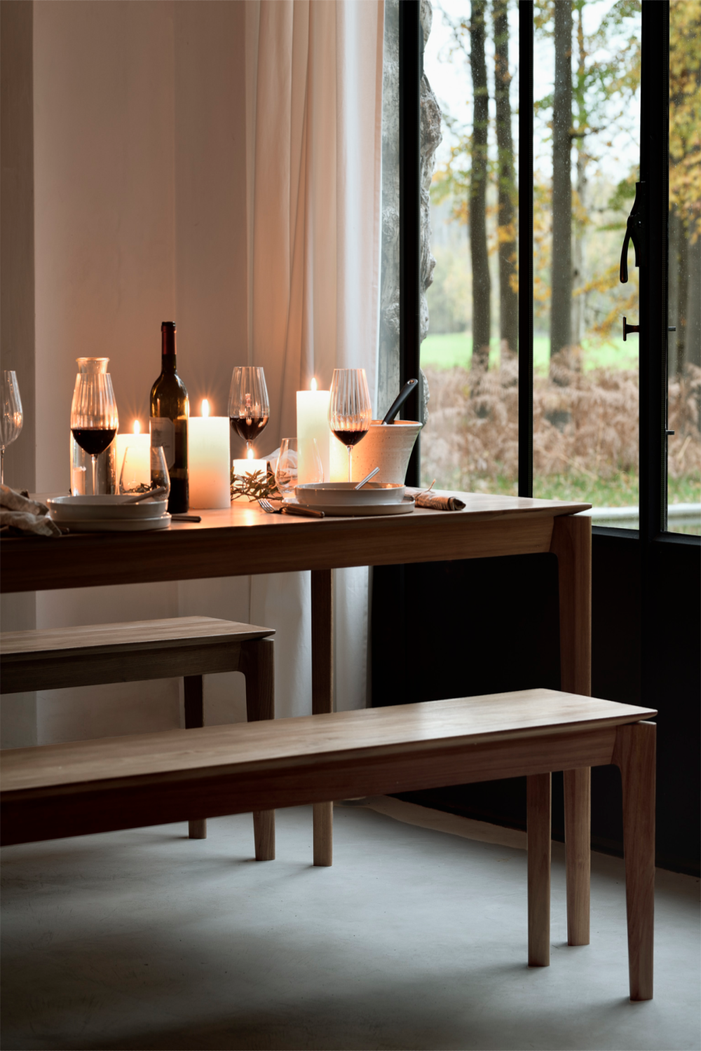Natural Teak Bench | Ethnicraft Bok | Oroa.com