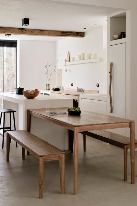 Natural Teak Bench | Ethnicraft Bok | Oroa.com