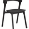 Black Teak Outdoor Dining Chair | Ethnicraft Bok | Oroa.com