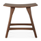 Varnished Teak Stool | Ethnicraft Osso | Oroa.com