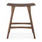 Varnished Teak Counter Stool | Ethnicraft Osso | Oroa.com