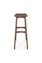 Wooden Backless Barstool | Ethnicraft Osso | Oroa.com