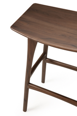 Wooden Backless Barstool | Ethnicraft Osso | Oroa.com