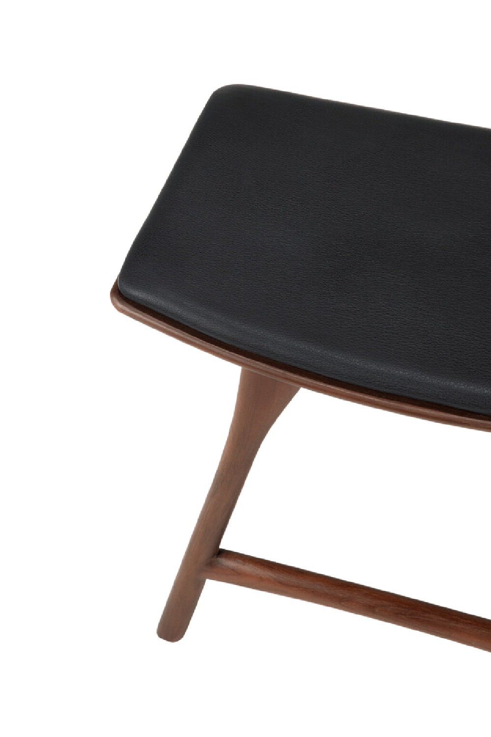 Varnished Teak Stool | Ethnicraft Osso | Oroa.com